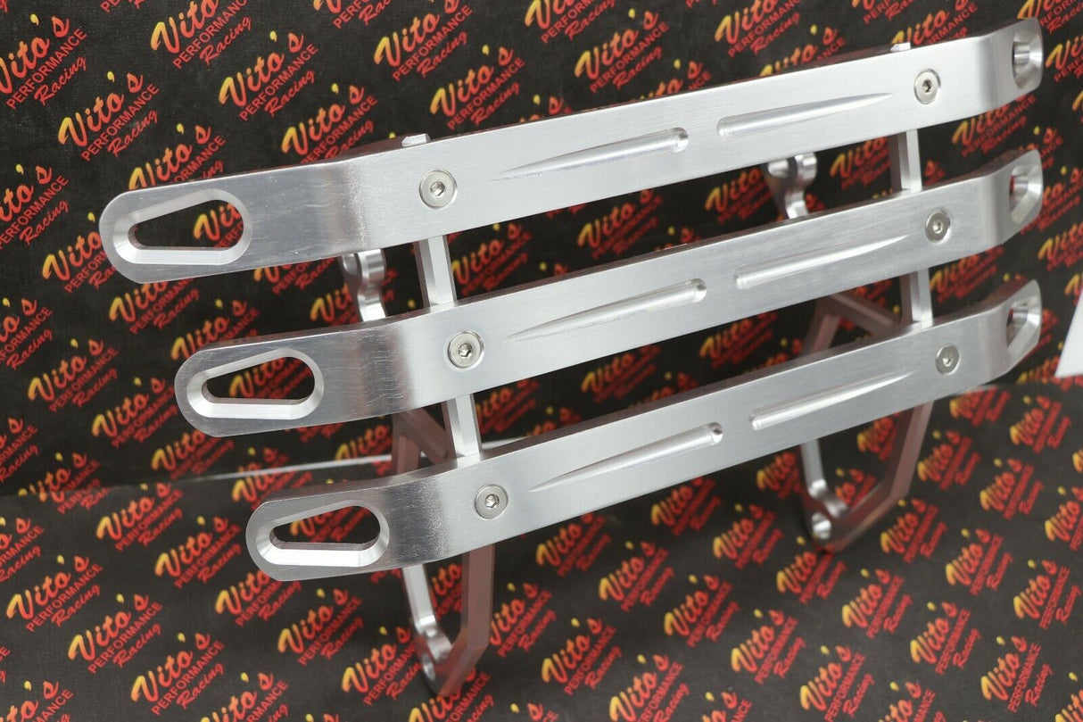 NEW Billet CNC front bumper Yamaha Banshee 1987-2006 guard aluminum SILVER 6