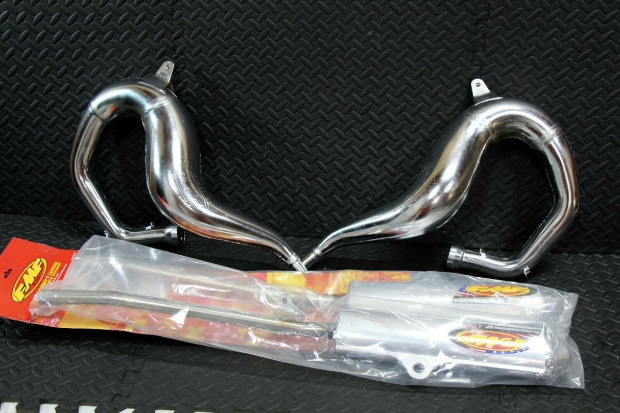 FMF Fatty exhaust Pipes  Turbine core 2 spark arrestor silencers Yamaha Banshee 3