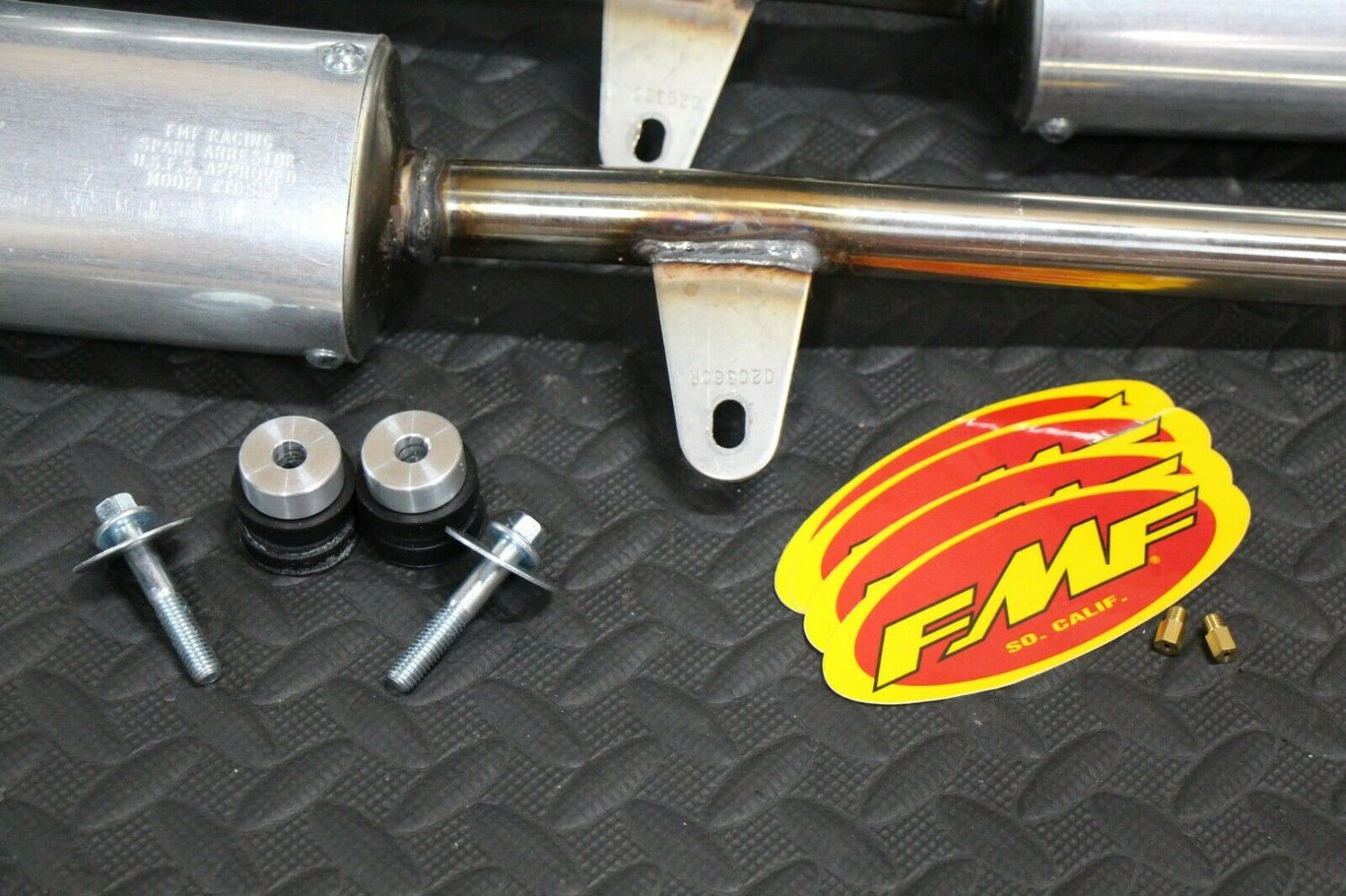 FMF Fatty exhaust Pipes  Turbine core 2 spark arrestor silencers Yamaha Banshee 5