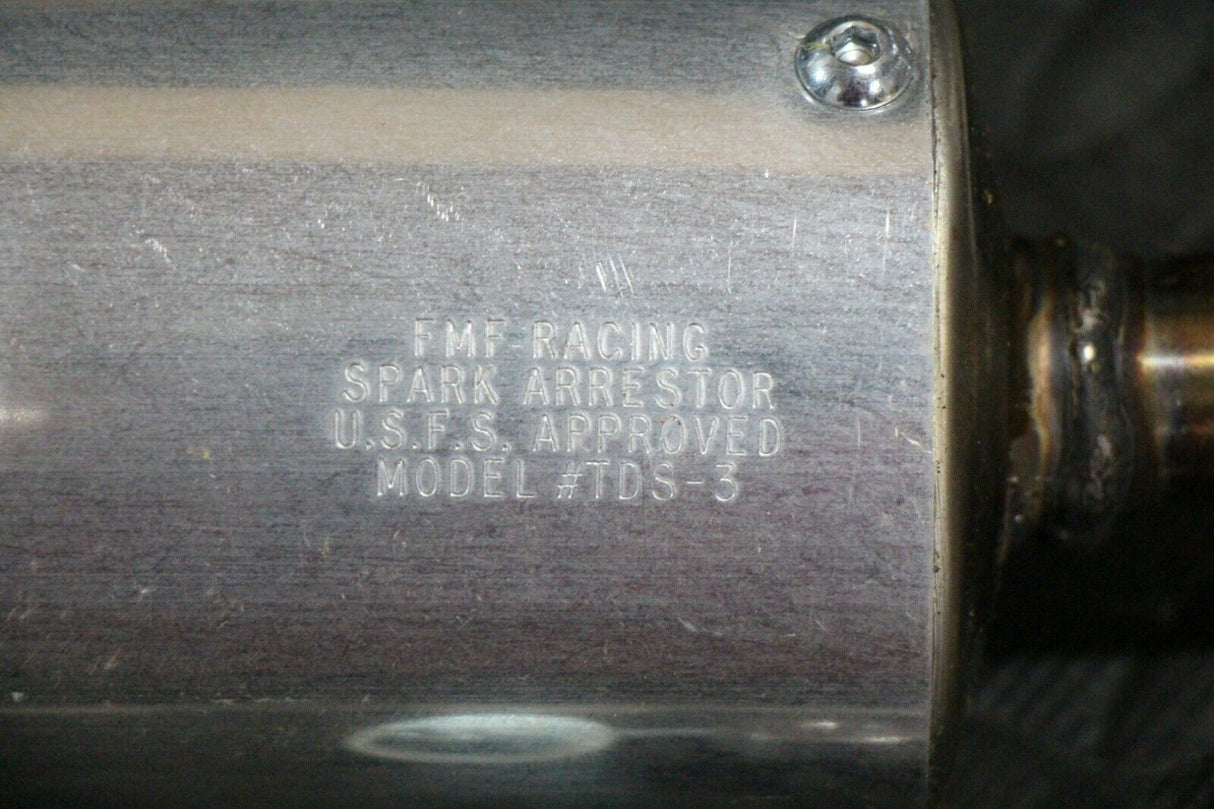 FMF Fatty exhaust Pipes  Turbine core 2 spark arrestor silencers Yamaha Banshee 7