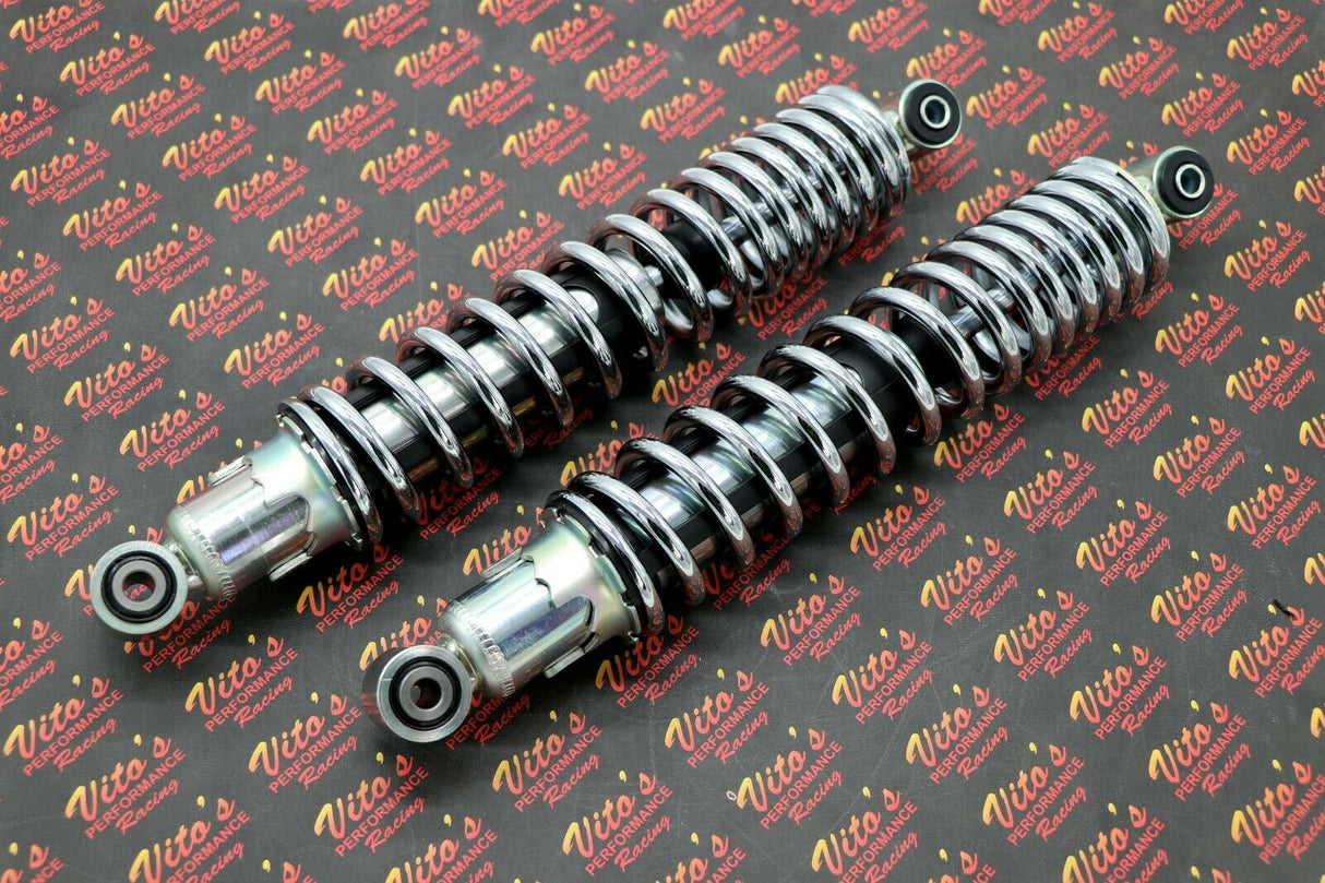 2 x NEW FRONT SHOCKS 1987-2006 Yamaha Banshee ATV springs CHROME 2