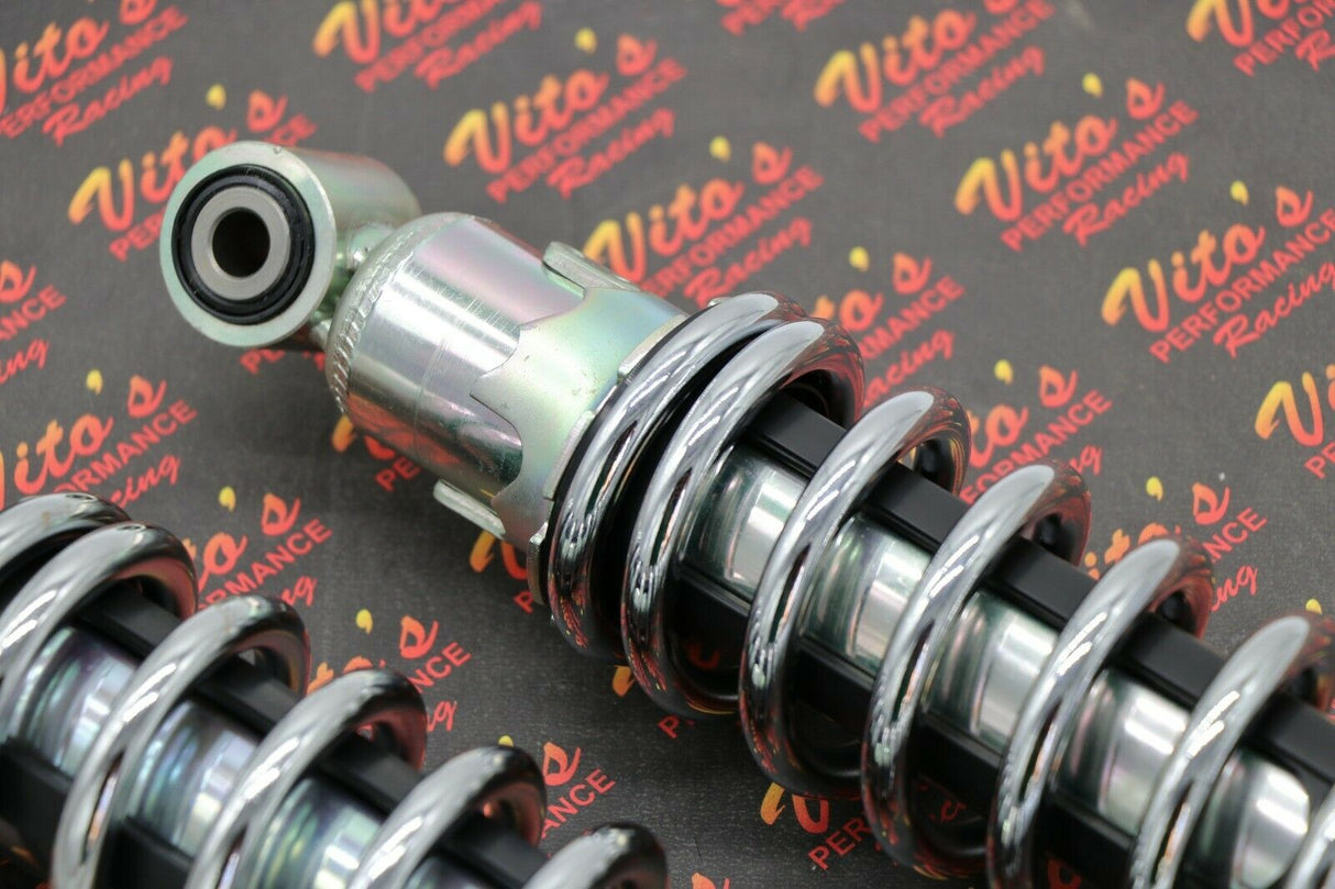 2 x NEW FRONT SHOCKS 1987-2006 Yamaha Banshee ATV springs CHROME 5