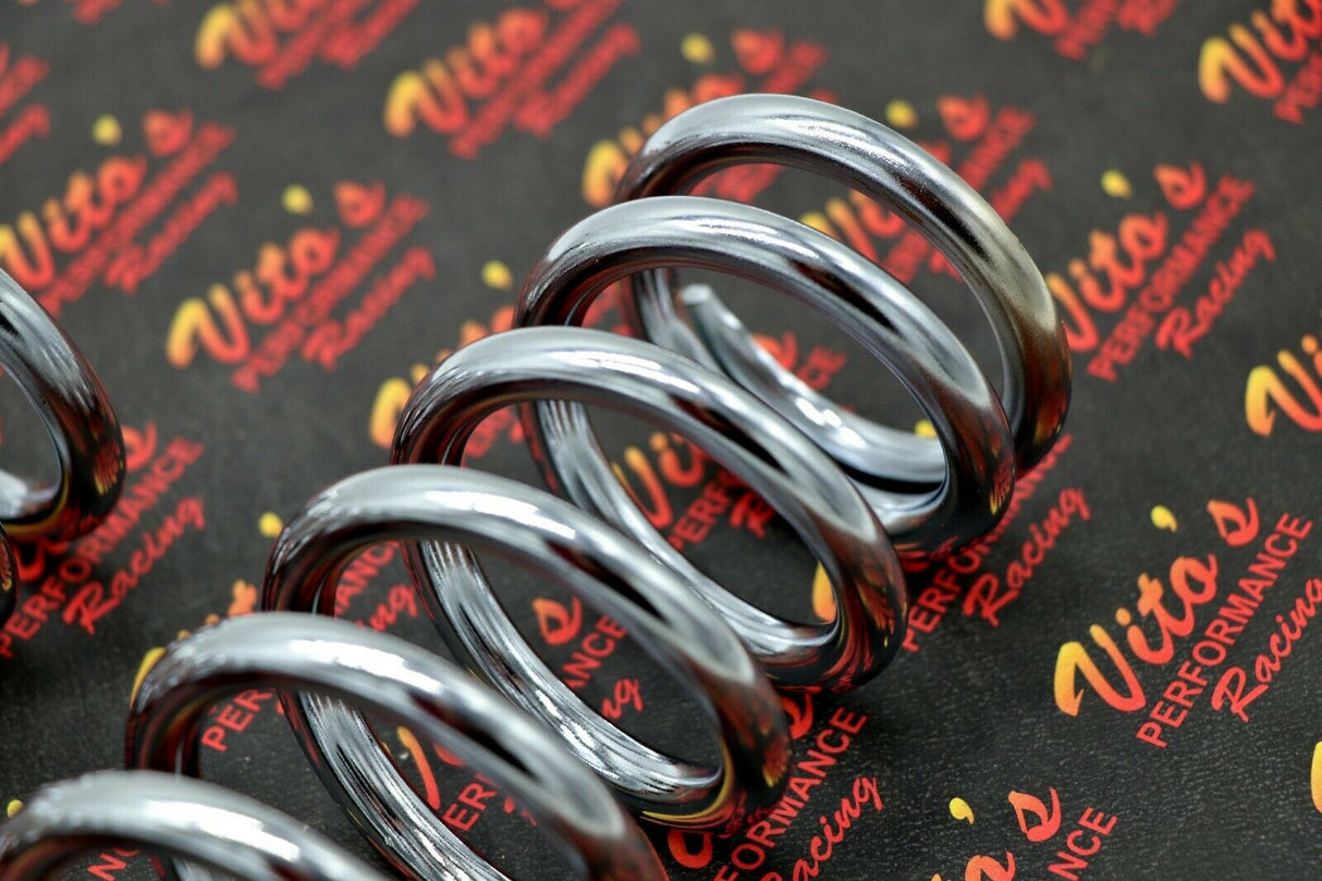 2 x front shock springs Yamaha Banshee 1987-2006 CHROME PLATED (one pair) 4