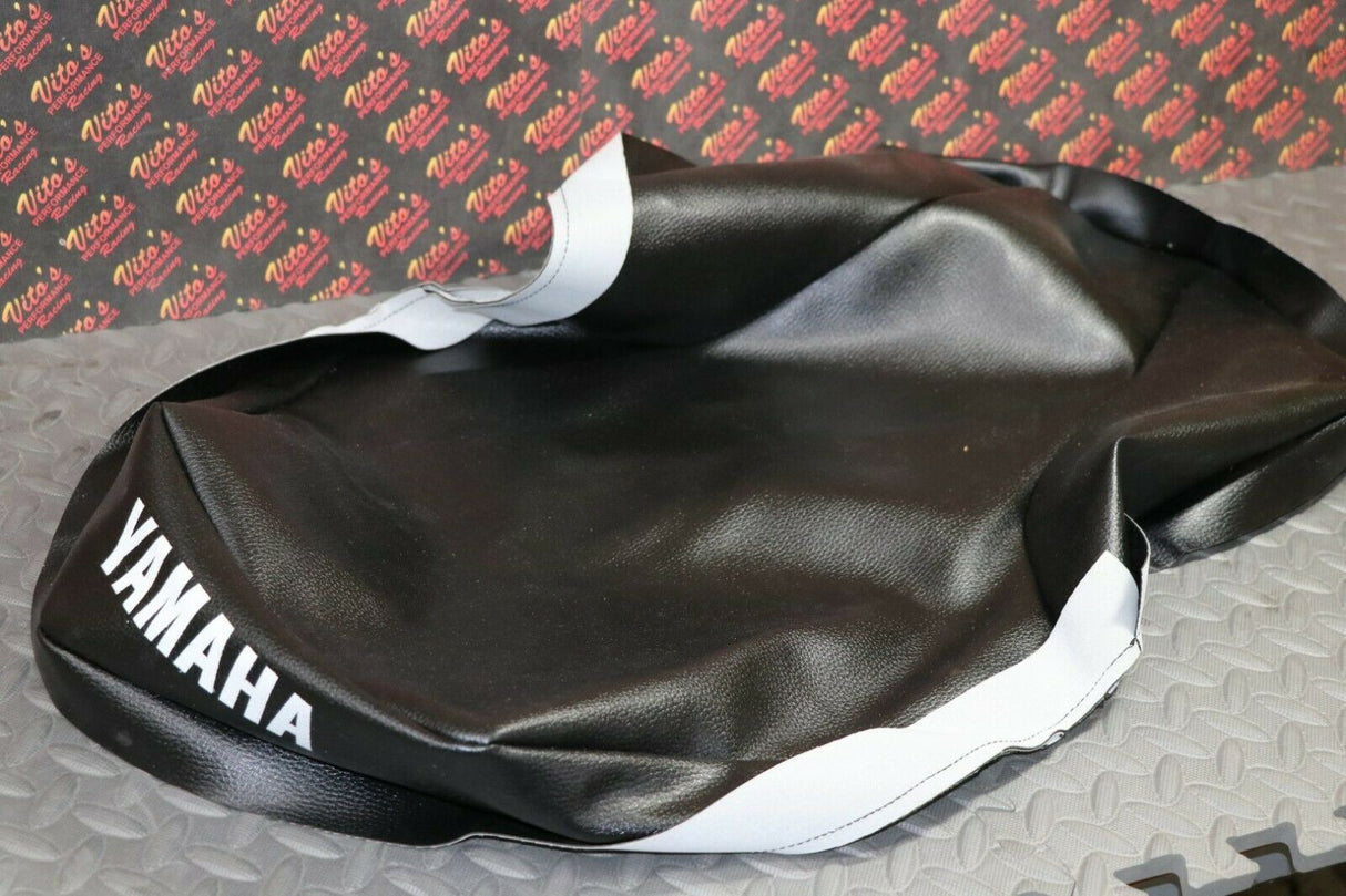 NEW SEAT COVER ONLY 1987-2006 Yamaha Banshee cover ALL BLACK TEXTURE + lettering 1