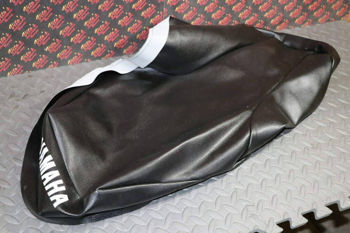 NEW SEAT COVER ONLY 1987-2006 Yamaha Banshee cover ALL BLACK TEXTURE + lettering 2