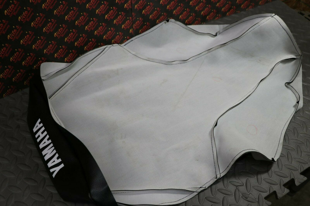 NEW SEAT COVER ONLY 1987-2006 Yamaha Banshee cover ALL BLACK TEXTURE + lettering 5