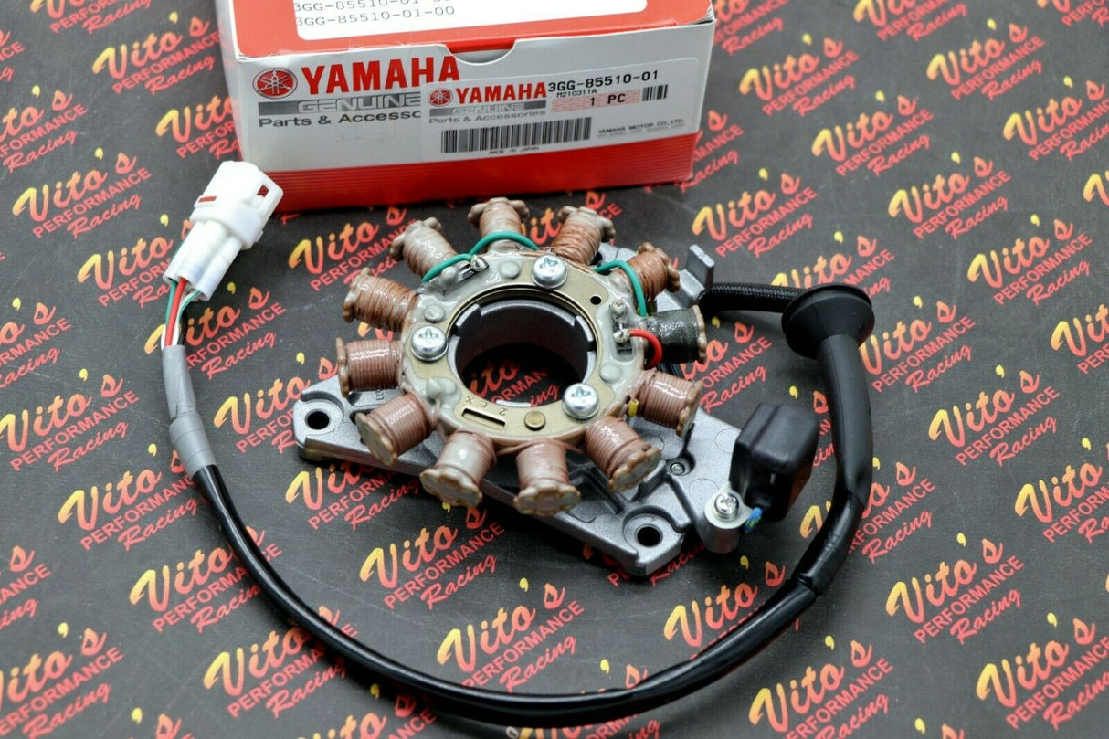 NEW stator OEM FACTORY w/ base Plate Yamaha Banshee 1995-2006 genuine 2