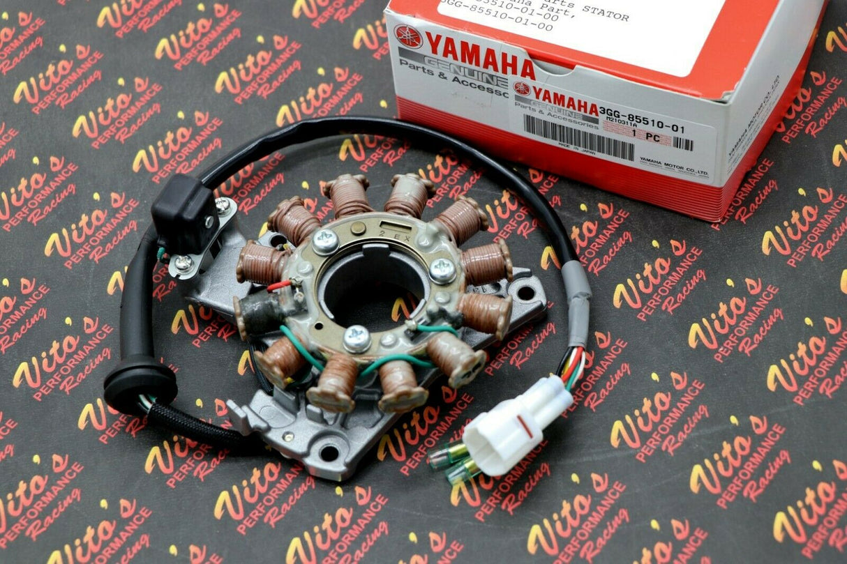 NEW stator OEM FACTORY w/ base Plate Yamaha Banshee 1995-2006 genuine 3