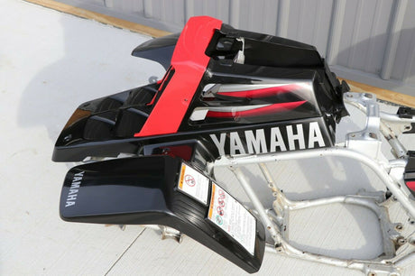 Yamaha Banshee fenders + gas tank plastic grill + graphics BLACK RED 2003 6