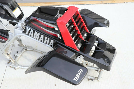 Yamaha Banshee fenders + gas tank plastic grill + graphics BLACK RED 2003 7