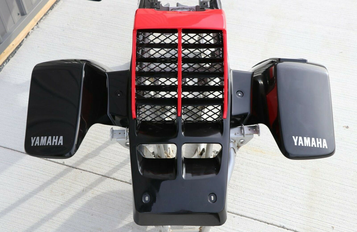 Yamaha Banshee fenders + gas tank plastic grill + graphics BLACK RED 2003 10