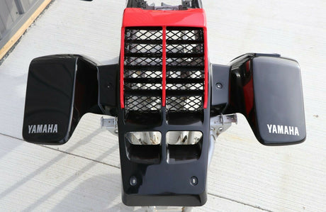 Yamaha Banshee fenders + gas tank plastic grill + graphics BLACK RED 2003 10
