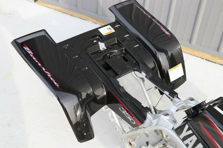 Yamaha Banshee fenders + gas tank plastic grill + graphics BLACK RED 2003 11