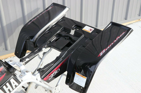 Yamaha Banshee fenders + gas tank plastic grill + graphics BLACK RED 2003 12