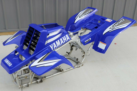 Yamaha Banshee fenders + gas tank plastic + rad cover grill + graphics BLUE 1999 3