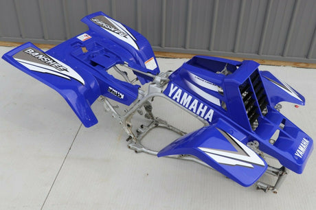 Yamaha Banshee fenders + gas tank plastic + rad cover grill + graphics BLUE 1999 4