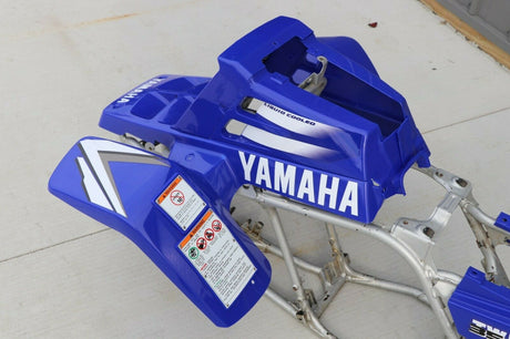 Yamaha Banshee fenders + gas tank plastic + rad cover grill + graphics BLUE 1999 8