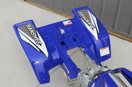 Yamaha Banshee fenders + gas tank plastic + rad cover grill + graphics BLUE 1999 10