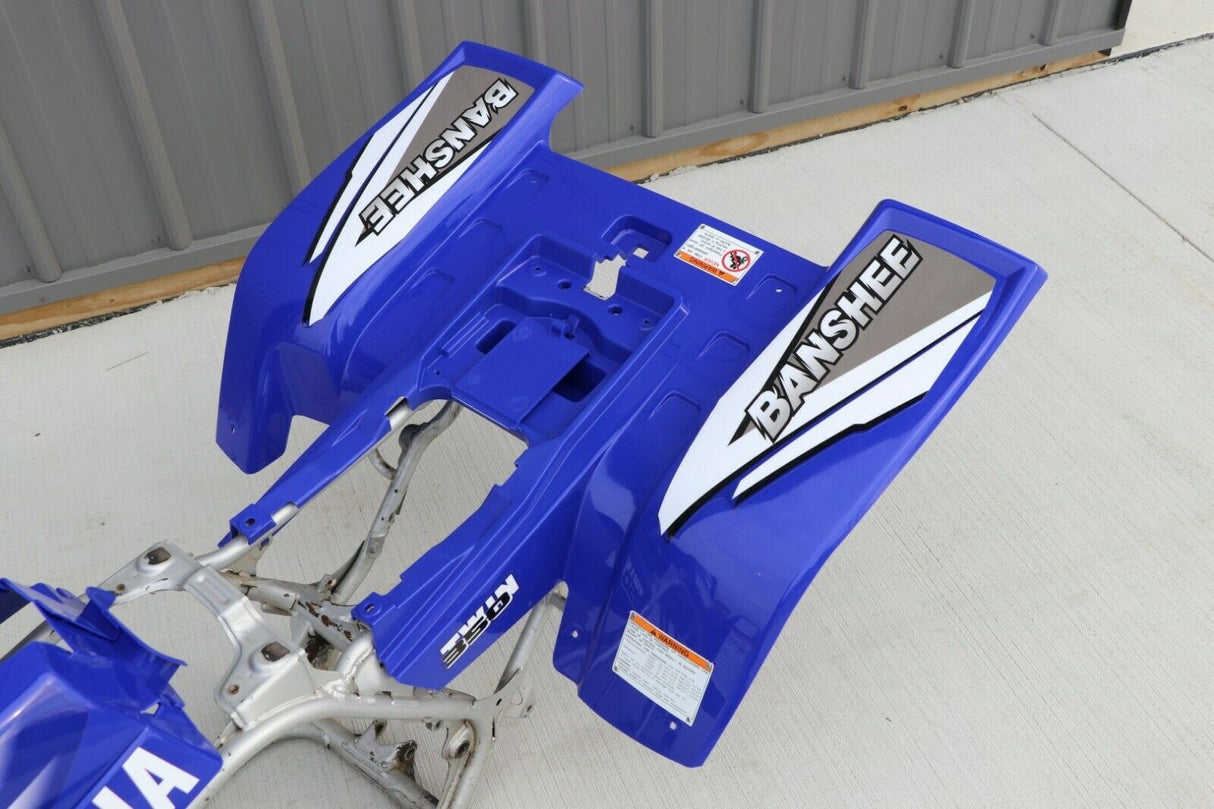 Yamaha Banshee fenders + gas tank plastic + rad cover grill + graphics BLUE 1999 11