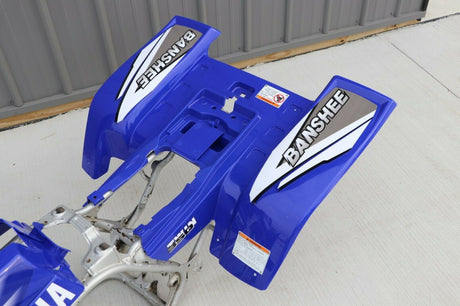 Yamaha Banshee fenders + gas tank plastic + rad cover grill + graphics BLUE 1999 11