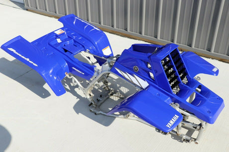 Yamaha Banshee fenders + gas tank plastic + rad cover grill + graphics BLUE 2005 1