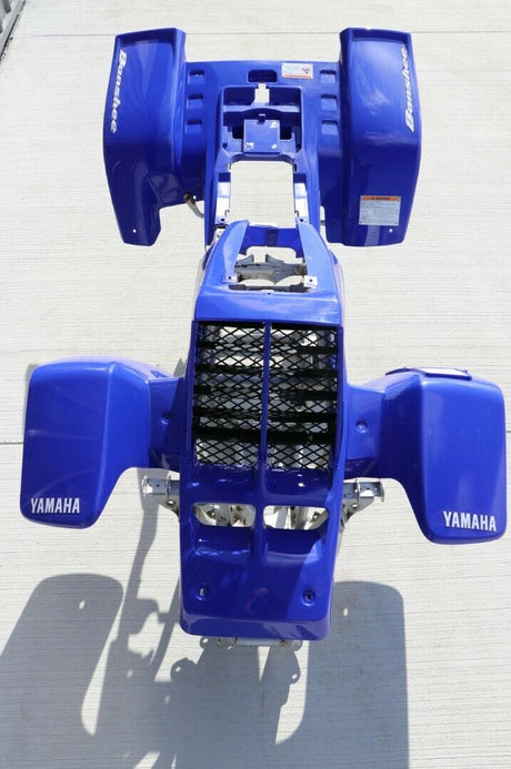 Yamaha Banshee fenders + gas tank plastic + rad cover grill + graphics BLUE 2005 4