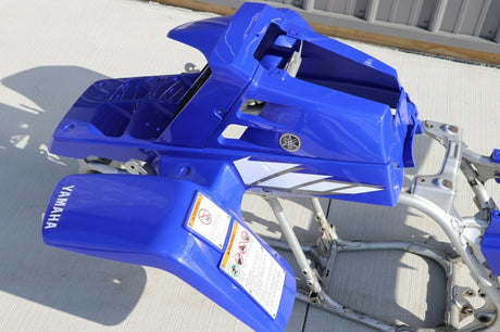 Yamaha Banshee fenders + gas tank plastic + rad cover grill + graphics BLUE 2005 6