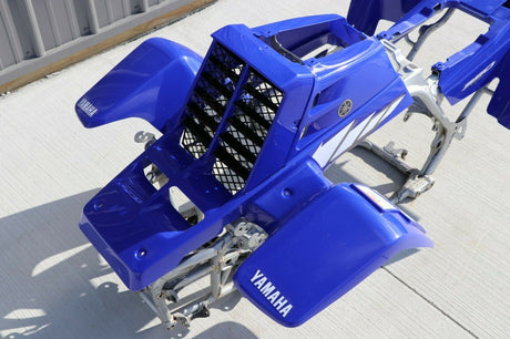 Yamaha Banshee fenders + gas tank plastic + rad cover grill + graphics BLUE 2005 7