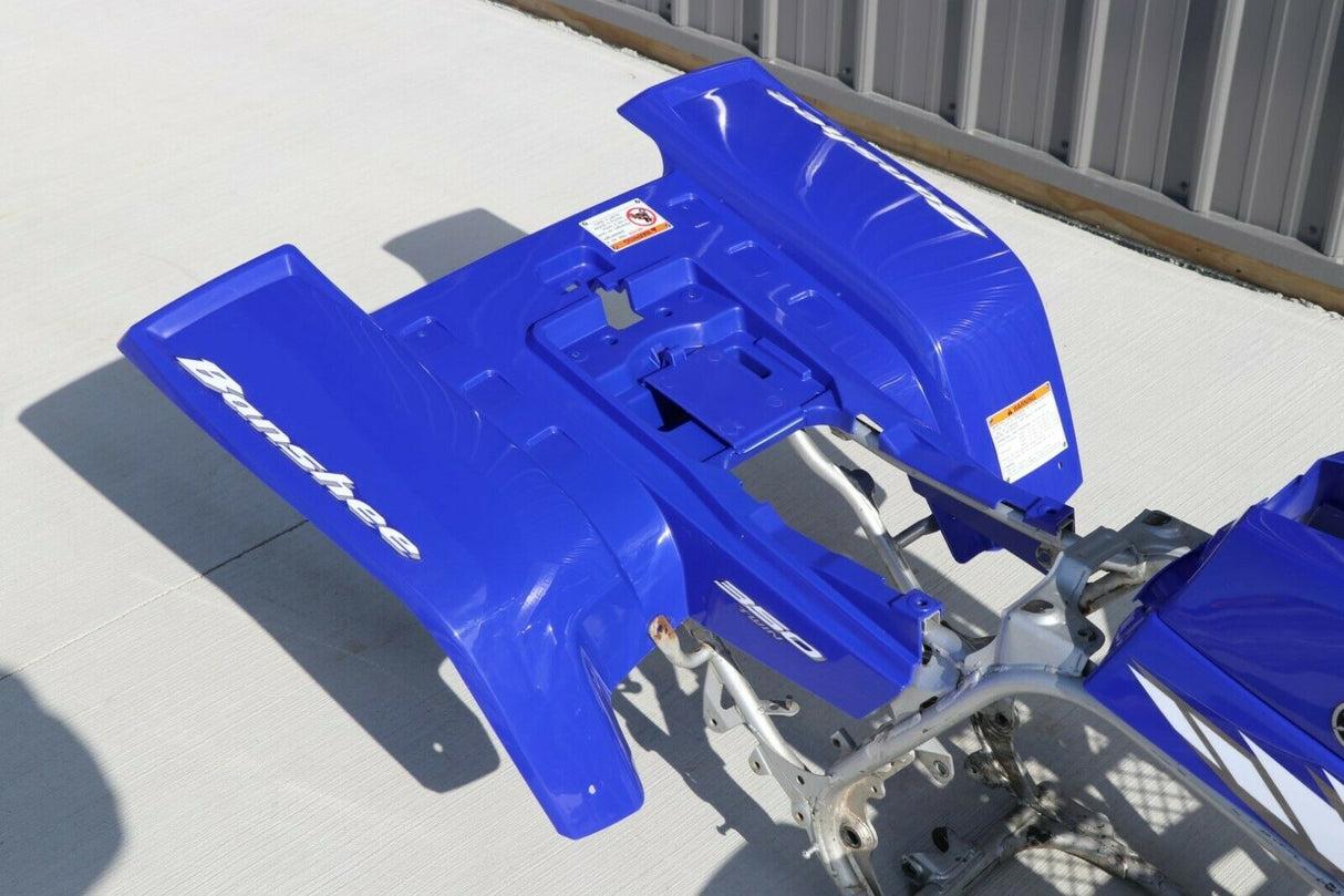 Yamaha Banshee fenders + gas tank plastic + rad cover grill + graphics BLUE 2005 9