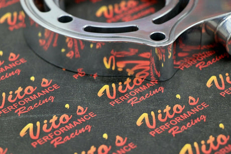 Polished COOL HEAD aftermarket billet aluminum 1987-2006 Banshee + 22cc DOMES 5