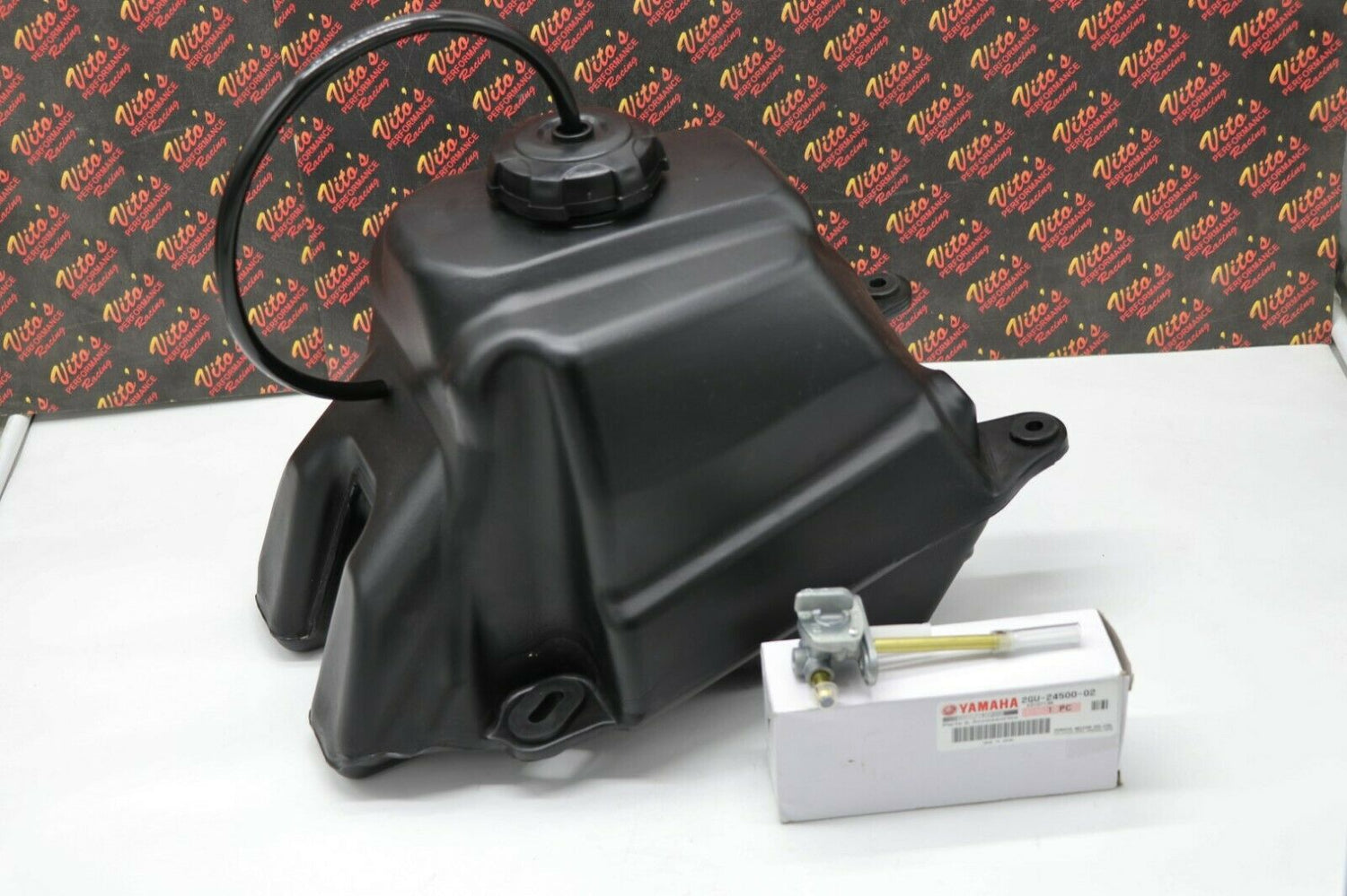 NEW YAMAHA Banshee GAS TANK + fuel cap OEM factory petcock 1987-2006 7