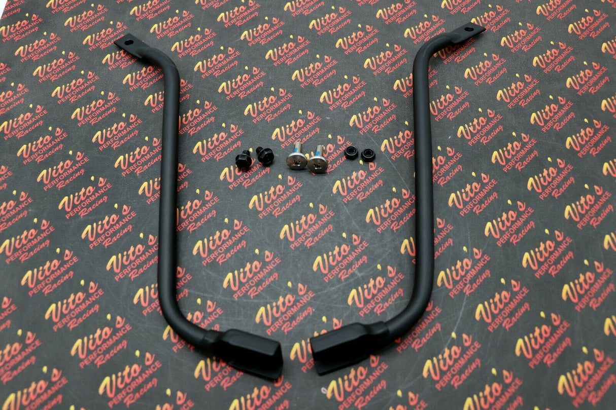Vito's Yamaha Banshee fender brackets front plastic braces stays + MOUNTING KIT 4