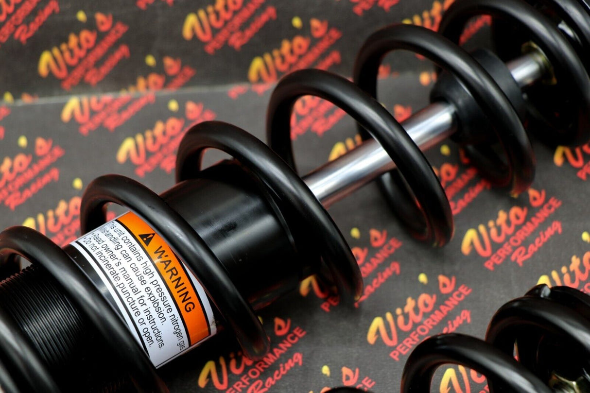 2 x NEW FRONT SHOCKS Polaris SPORTSMAN 550 850 springs 15.5" BLACK 4