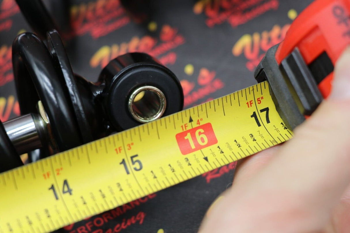 2 x NEW FRONT SHOCKS Polaris SPORTSMAN 550 850 springs 15.5" BLACK 6