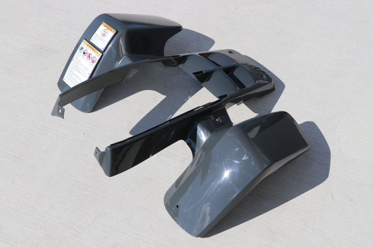 NEW front fenders Yamaha Banshee plastic body 1987-2006 GRAY GREY 1998 front 5