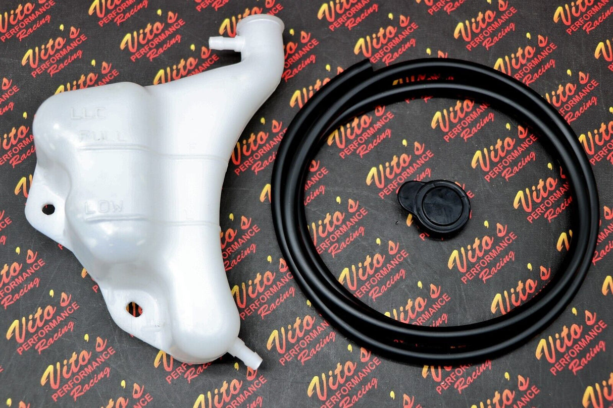RECOVERY TANK radiator reservoir coolant bottle overflow hoses cap Raptor 700 3