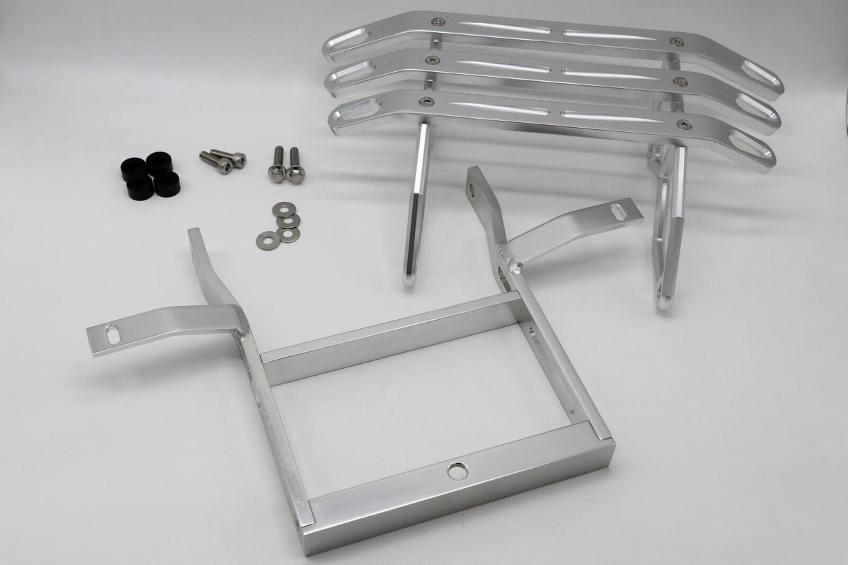 NEW Billet CNC front bumper + grab bar Yamaha Banshee 1987-2006 BILLET SILVER 5