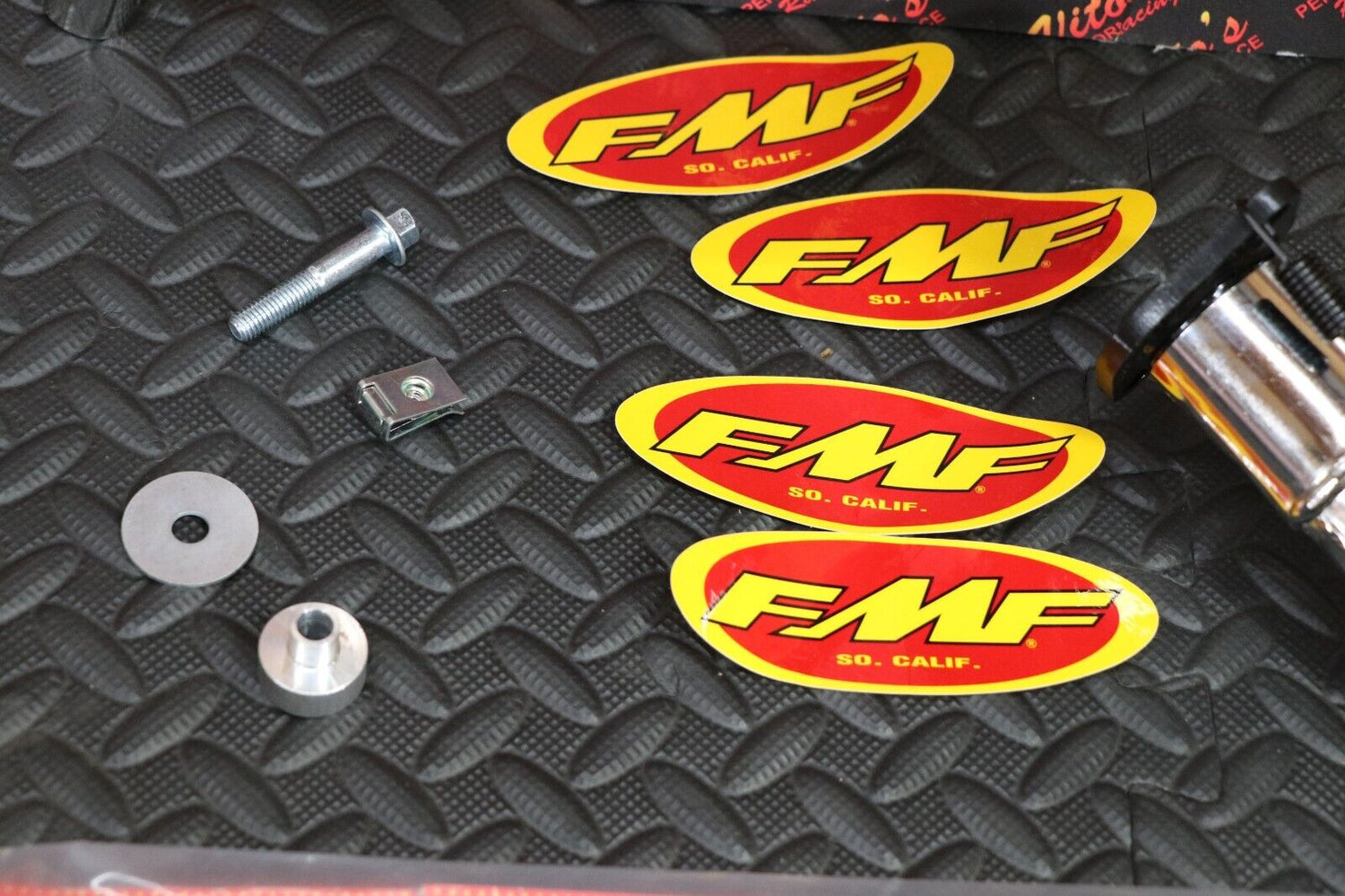 FMF Fatty exhaust pipe  Power Core 2 silencer CHROME Yamaha Blaster 1988-2006 6