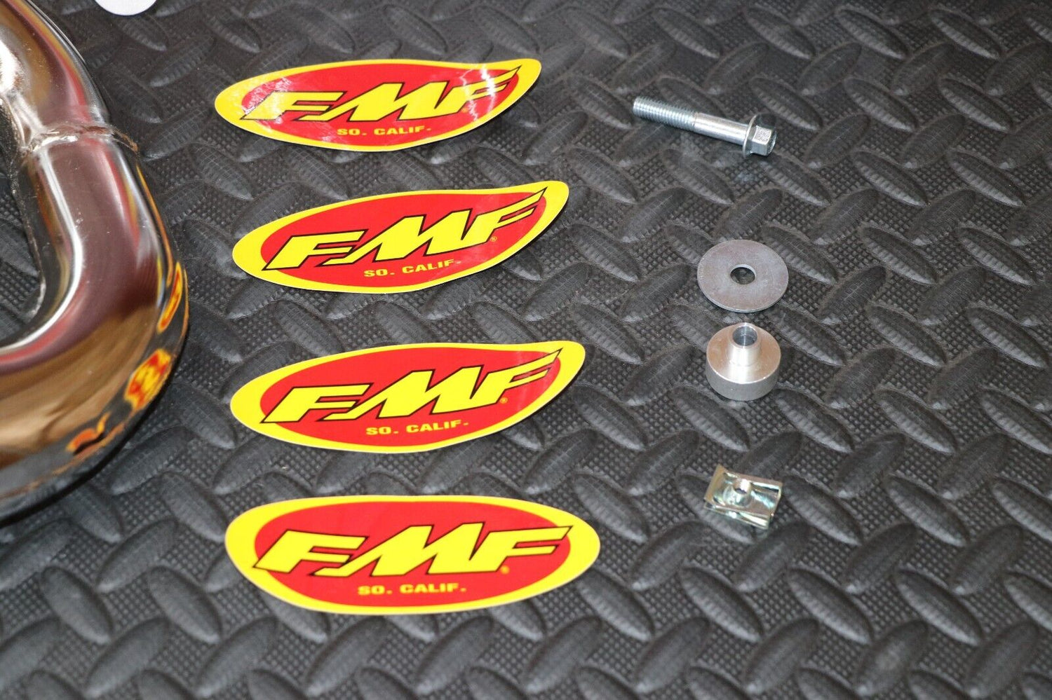 FMF Fatty exhaust pipe  Power Core 2 silencer CHROME Yamaha Blaster 1988-2006 7