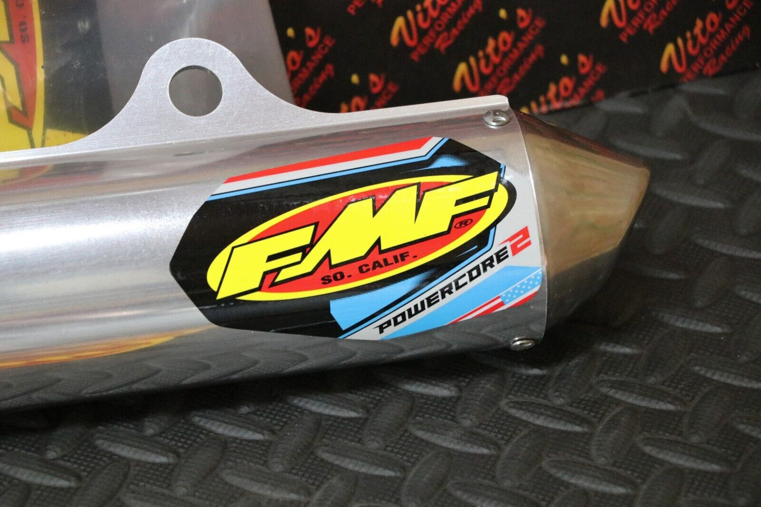 FMF Fatty exhaust pipe  Power Core 2 silencer CHROME Yamaha Blaster 1988-2006 10