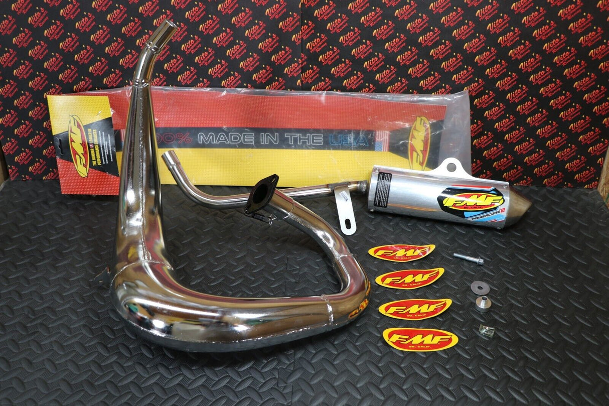 FMF Fatty exhaust pipe  Power Core 2 silencer CHROME Yamaha Blaster 1988-2006 11