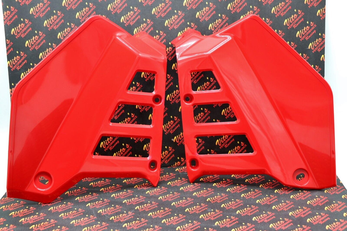 Radiator Shrouds tank plastic guards 19035-HA2-670ZA Honda ATC250R 1985 1986 RED 1