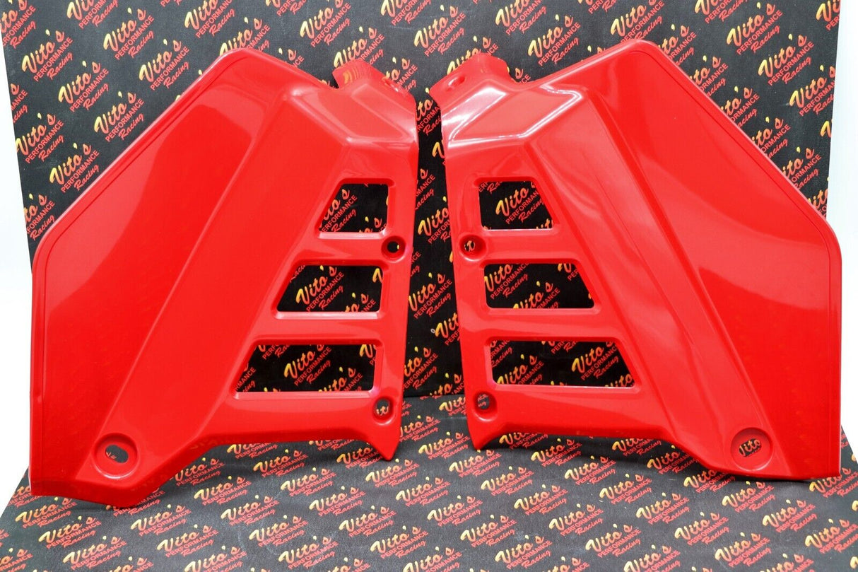 Radiator Shrouds tank plastic guards 19035-HA2-670ZA Honda ATC250R 1985 1986 RED 2