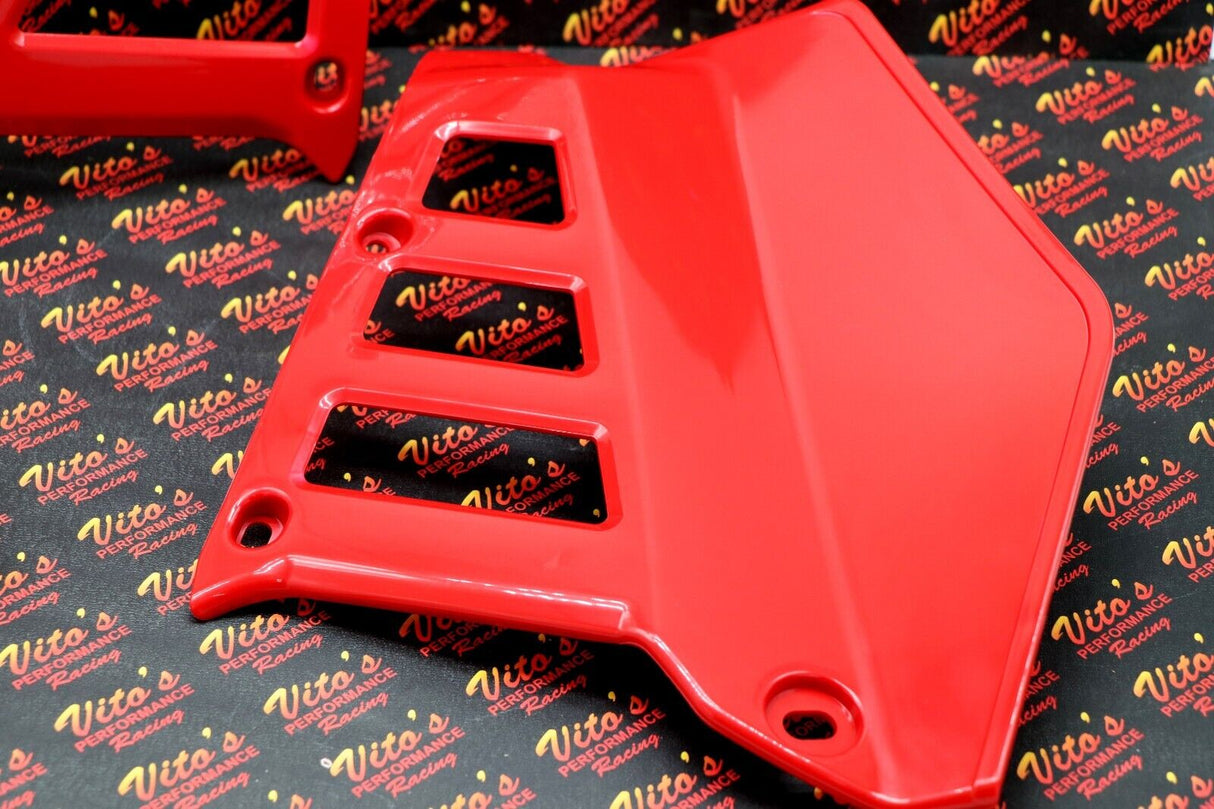 Radiator Shrouds tank plastic guards 19035-HA2-670ZA Honda ATC250R 1985 1986 RED 3