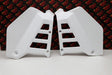 Radiator Shrouds tank plastic guards 580021 Honda ATC250R 1985 1986 WHITE 1