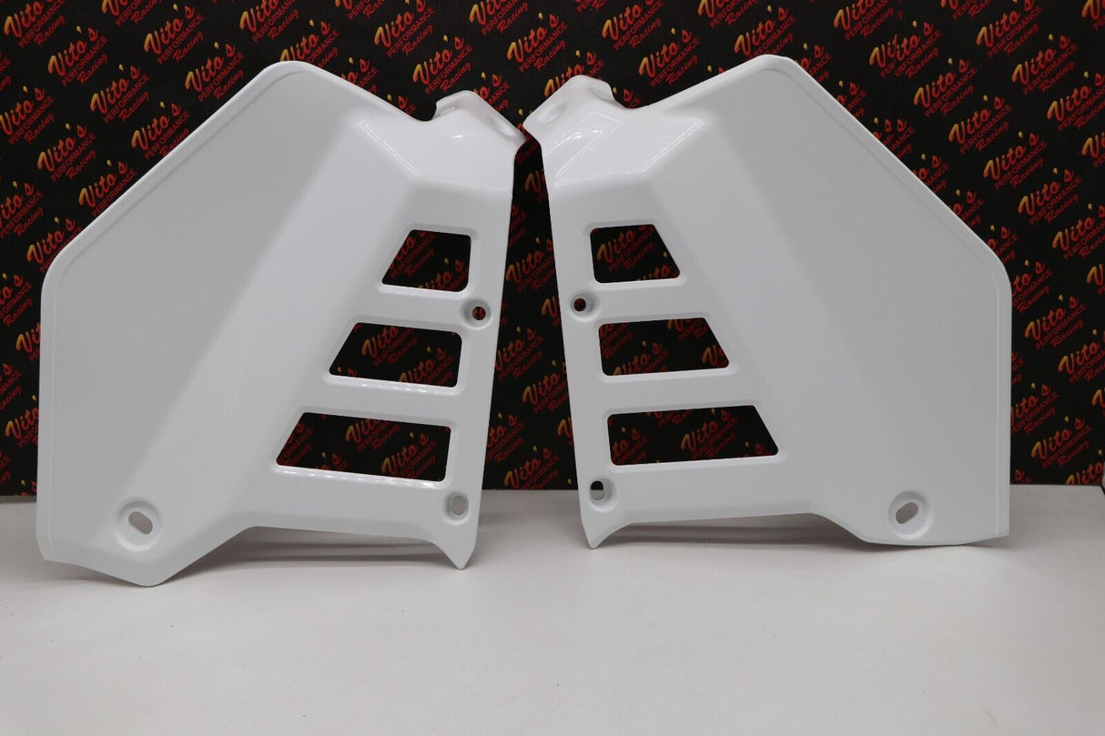 Radiator Shrouds tank plastic guards 580021 Honda ATC250R 1985 1986 WHITE 2