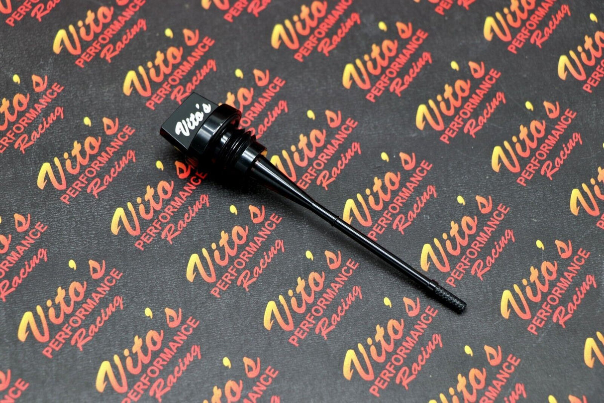Vito's Performance DIPSTICK aluminum billet 1987-2009 Yamaha Banshee BLACK 3