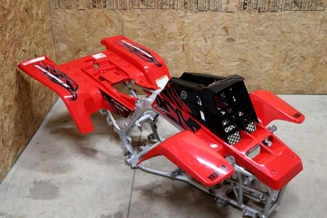 Vito's vinyl decal graphics kit 14MIL sticker Yamaha Banshee RED BLACK 2007 6