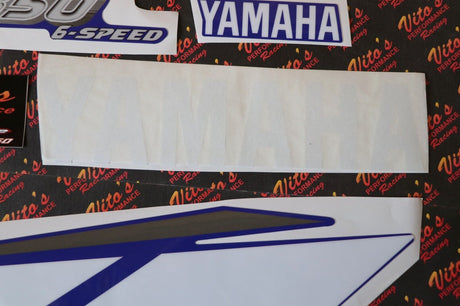 Vito's vinyl decal graphics kit 14MIL sticker Yamaha Banshee BLUE WHITE 2001 4