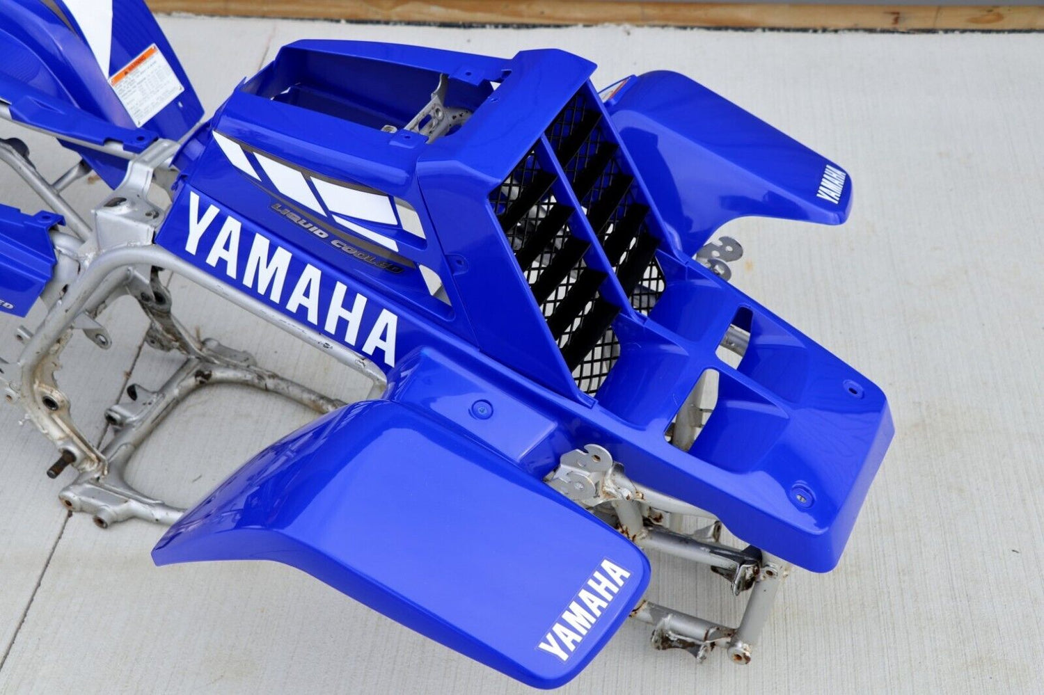 Vito's vinyl decal graphics kit 14MIL sticker Yamaha Banshee BLUE WHITE 2001 7